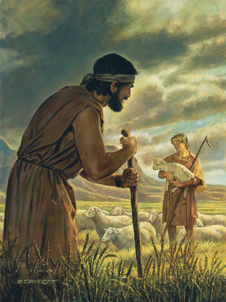 Caïn le fatricide de l'humanité  Cain-abel-barrett-staff-lamb-166569-wallpaper